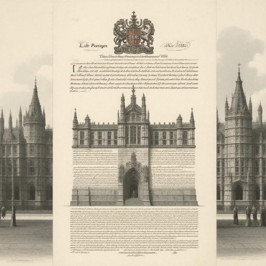 AI-created image of Life Peerages Act 1958
