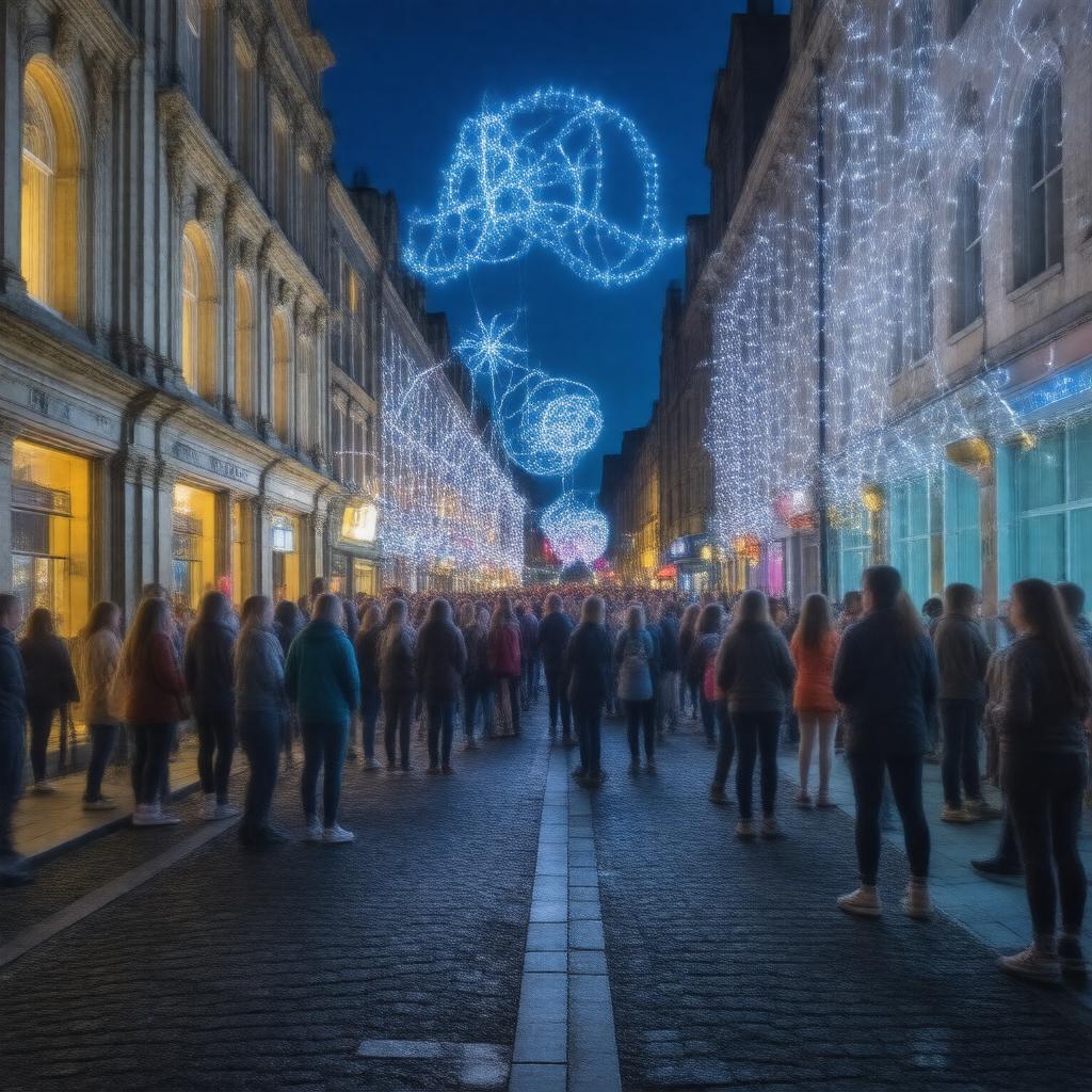 Click to view larger image AI-created image of Light Up Lancaster