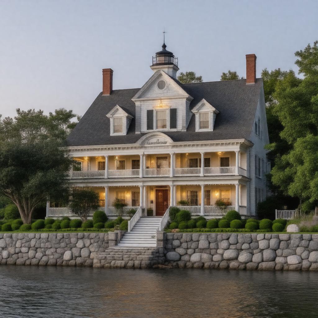 AI-created image of Lighthouse Inn