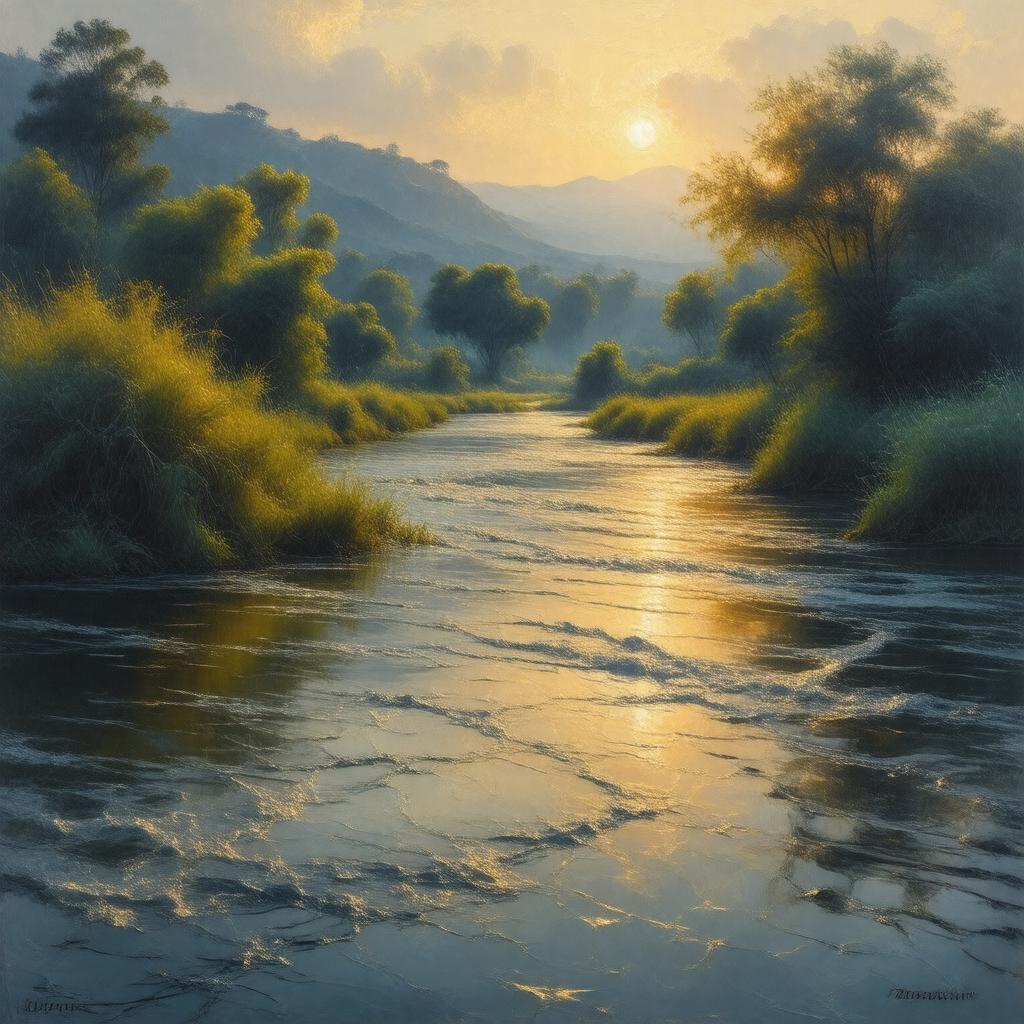 AI-created image of Like a River