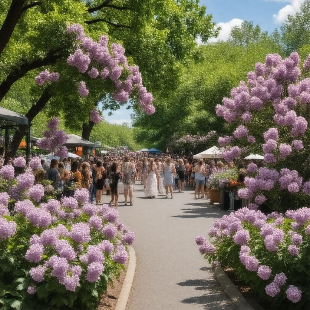 AI-created image of Lilac Festival
