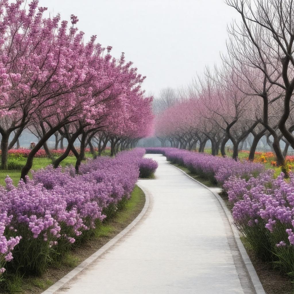 AI-created image of Lilac Garden