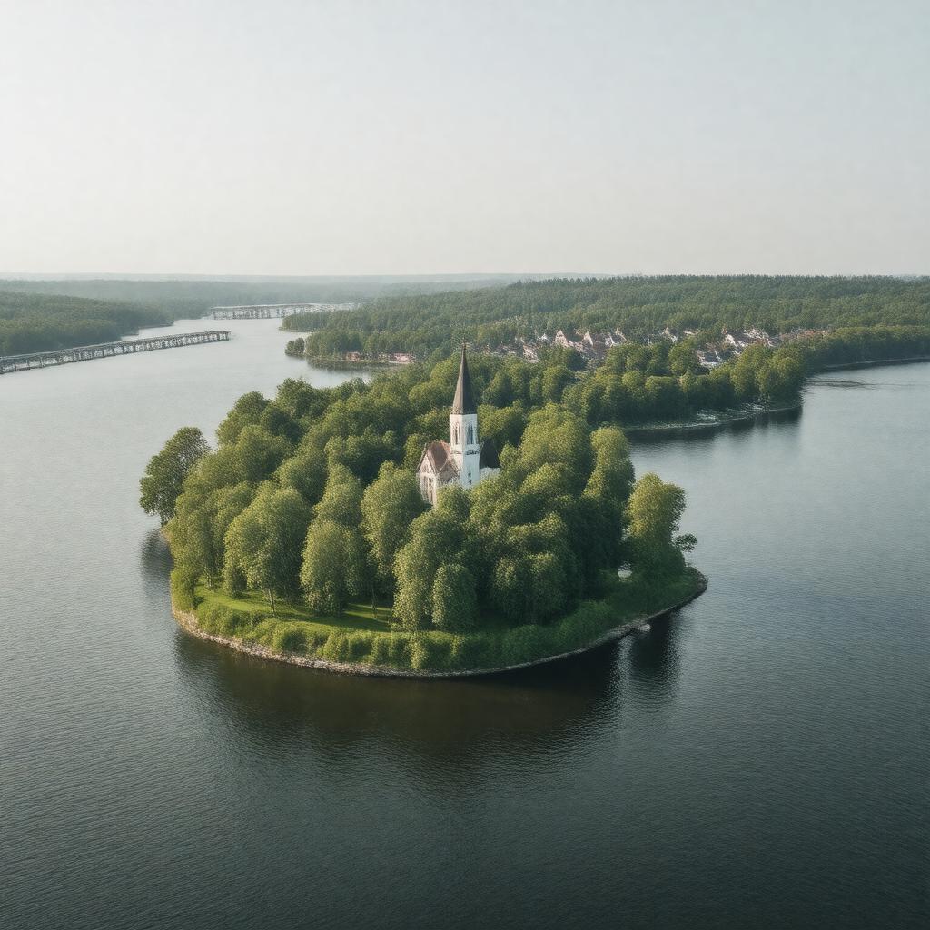 AI-created image of Lilla Essingen