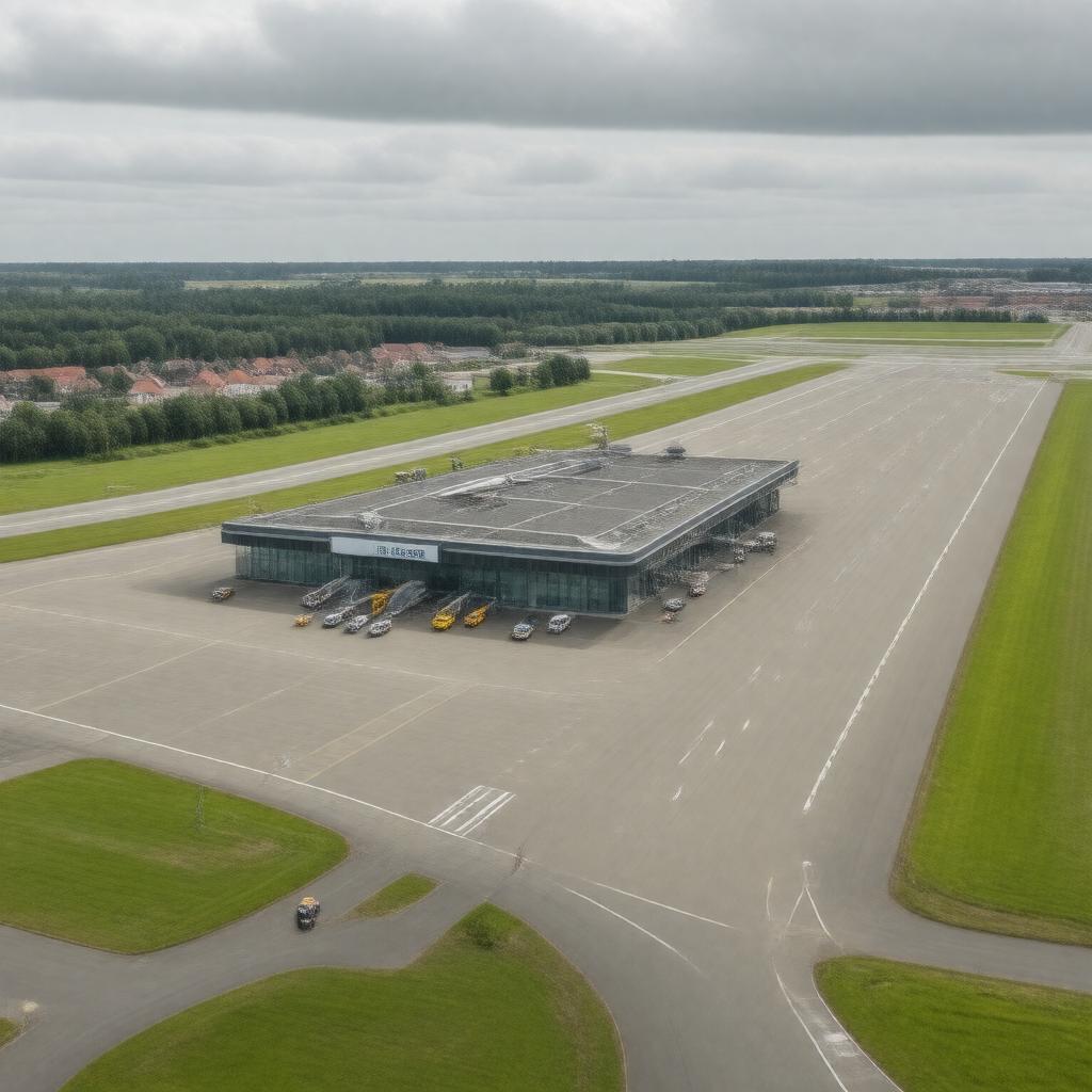 AI-created image of Lille Airport