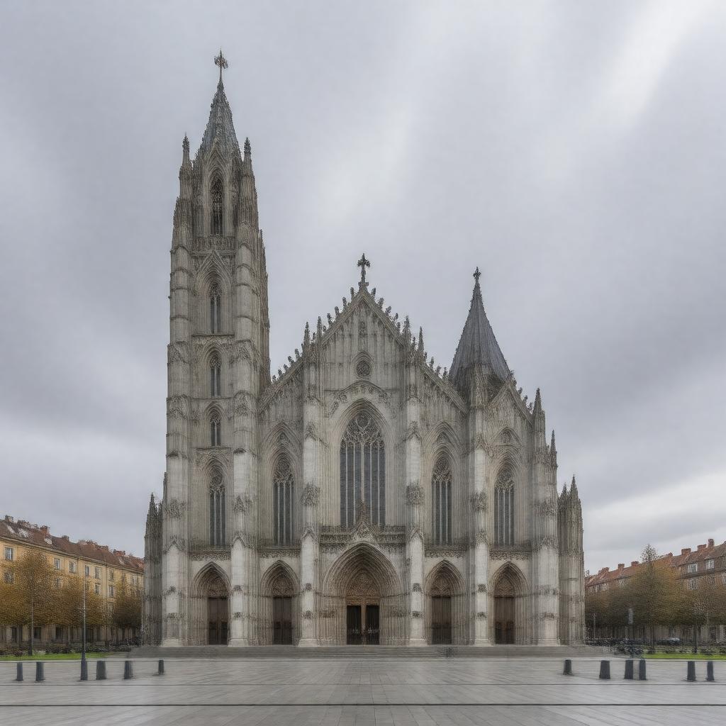 AI-created image of Lille Cathedral
