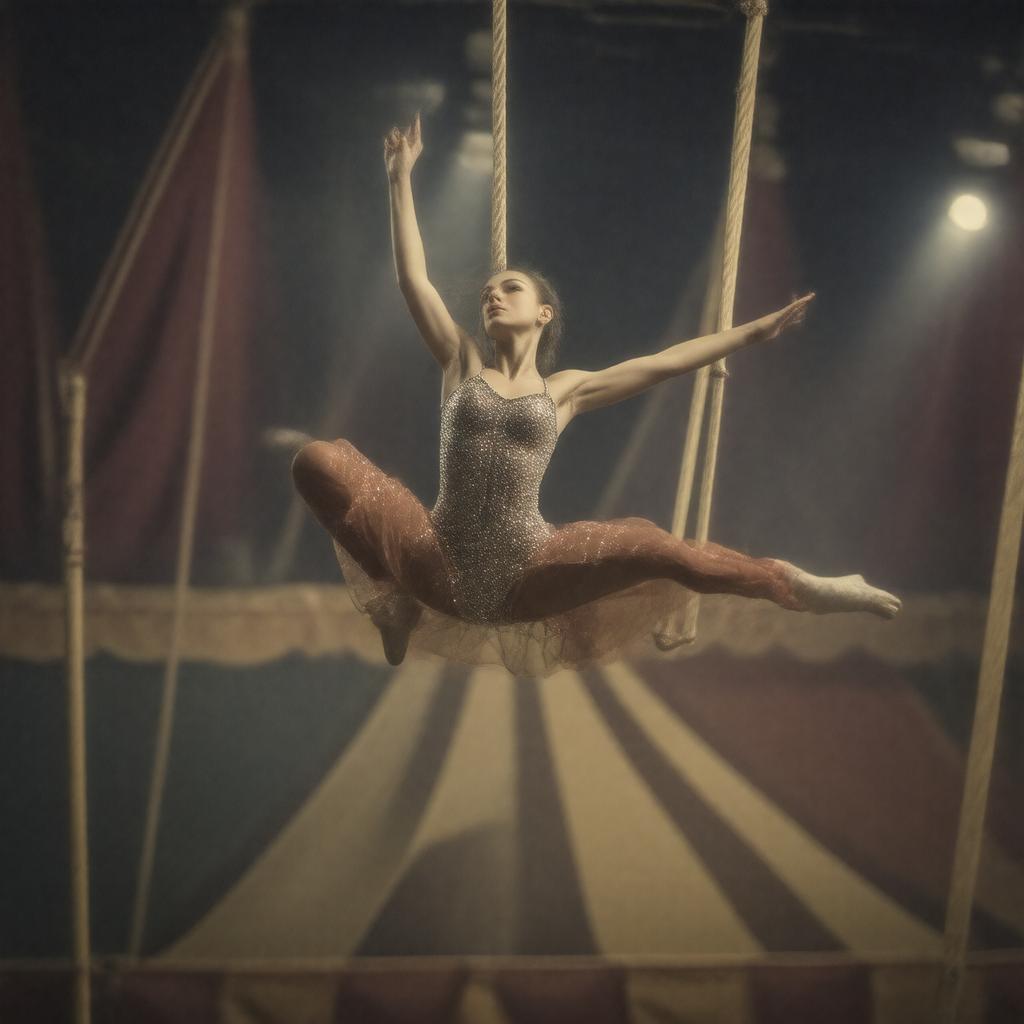 Click to view larger image AI-created image of Lillian Leitzel