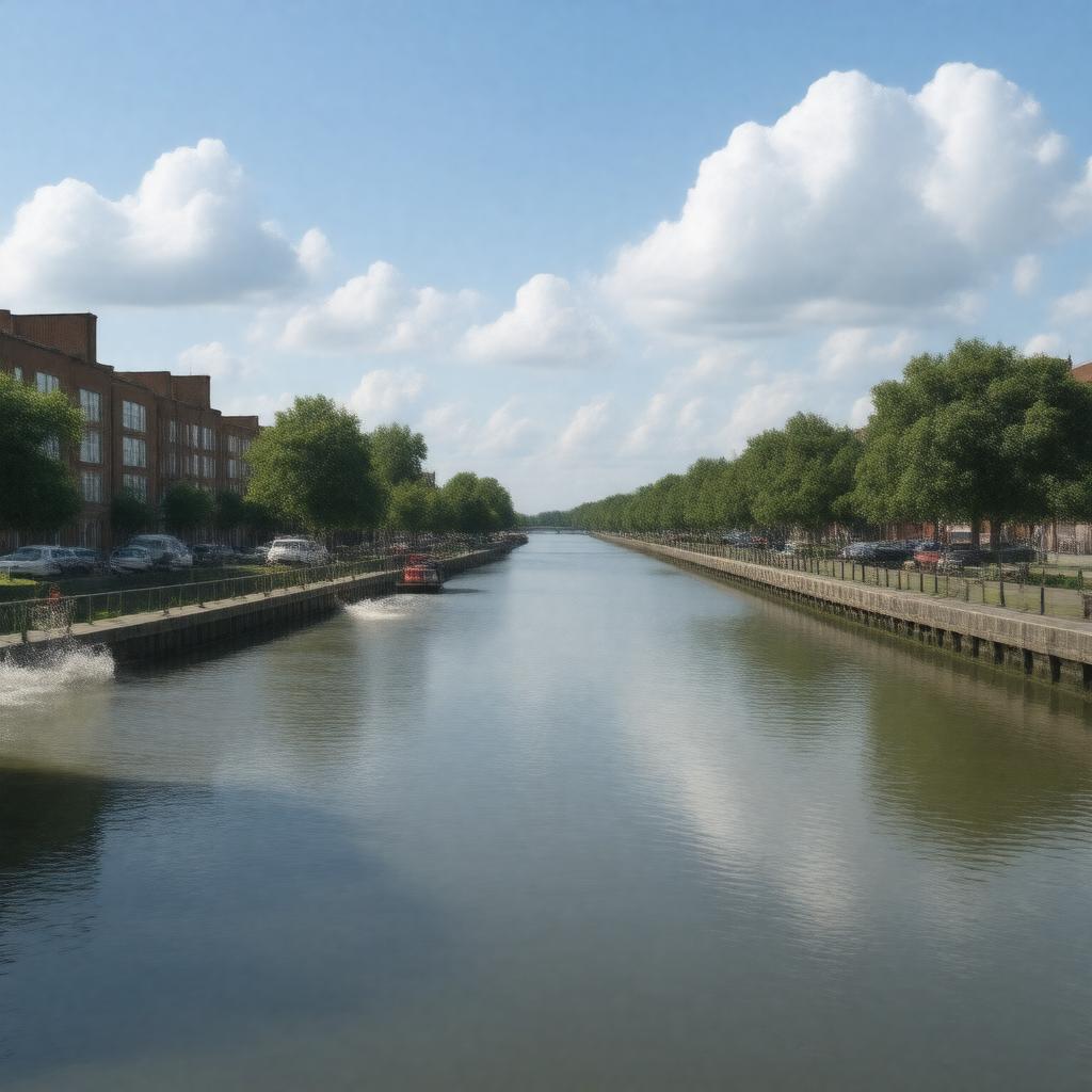 AI-created image of Limehouse Cut