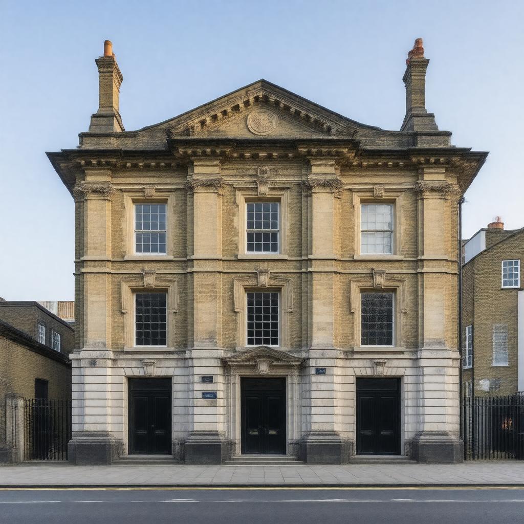 AI-created image of Limehouse Town Hall