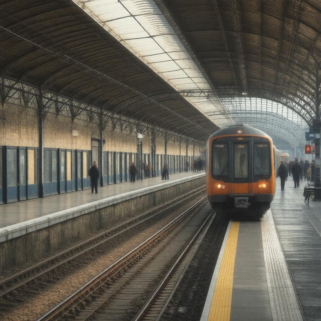 AI-created image of Limehouse station