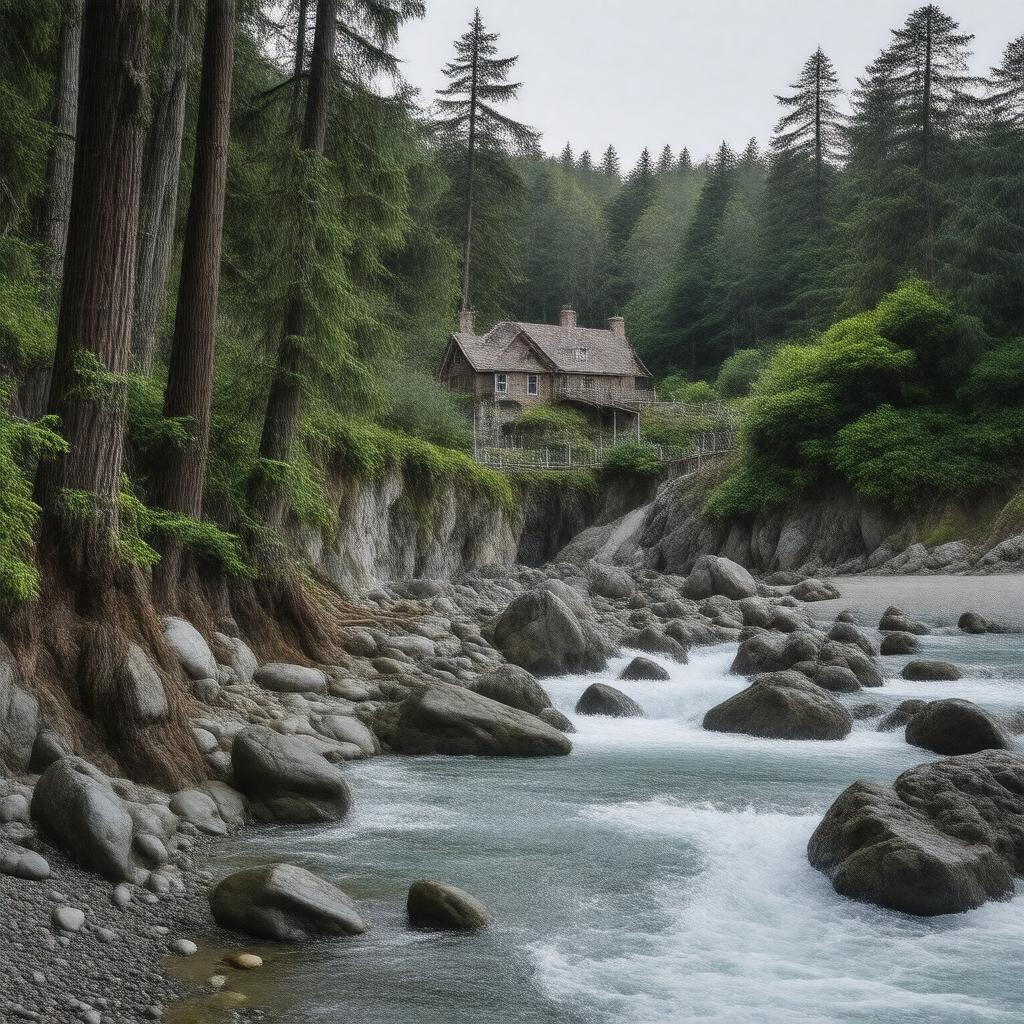 AI-created image of Limekiln State Park