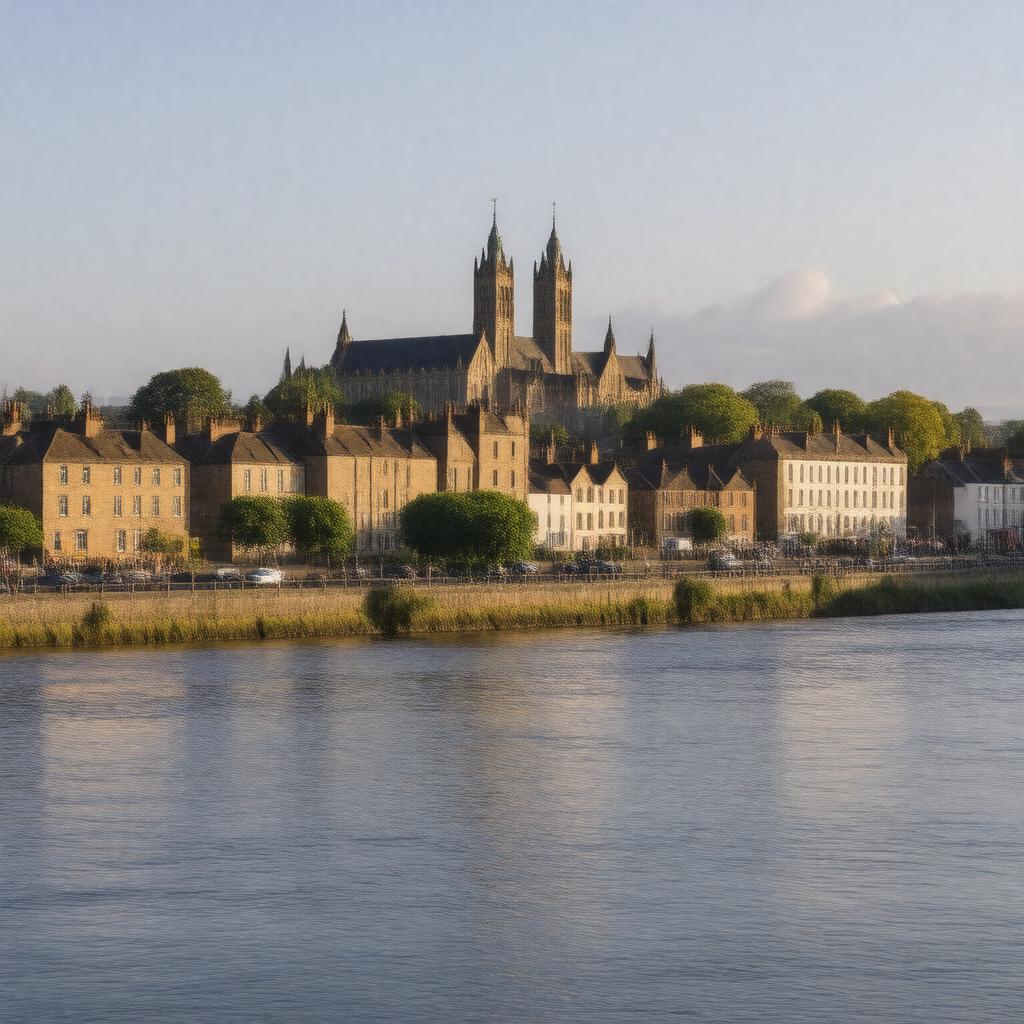 AI-created image of Limerick, Ireland