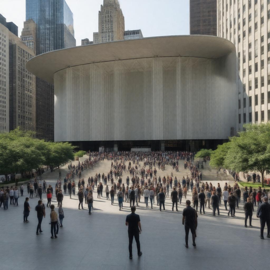 AI-created image of Lincoln Center