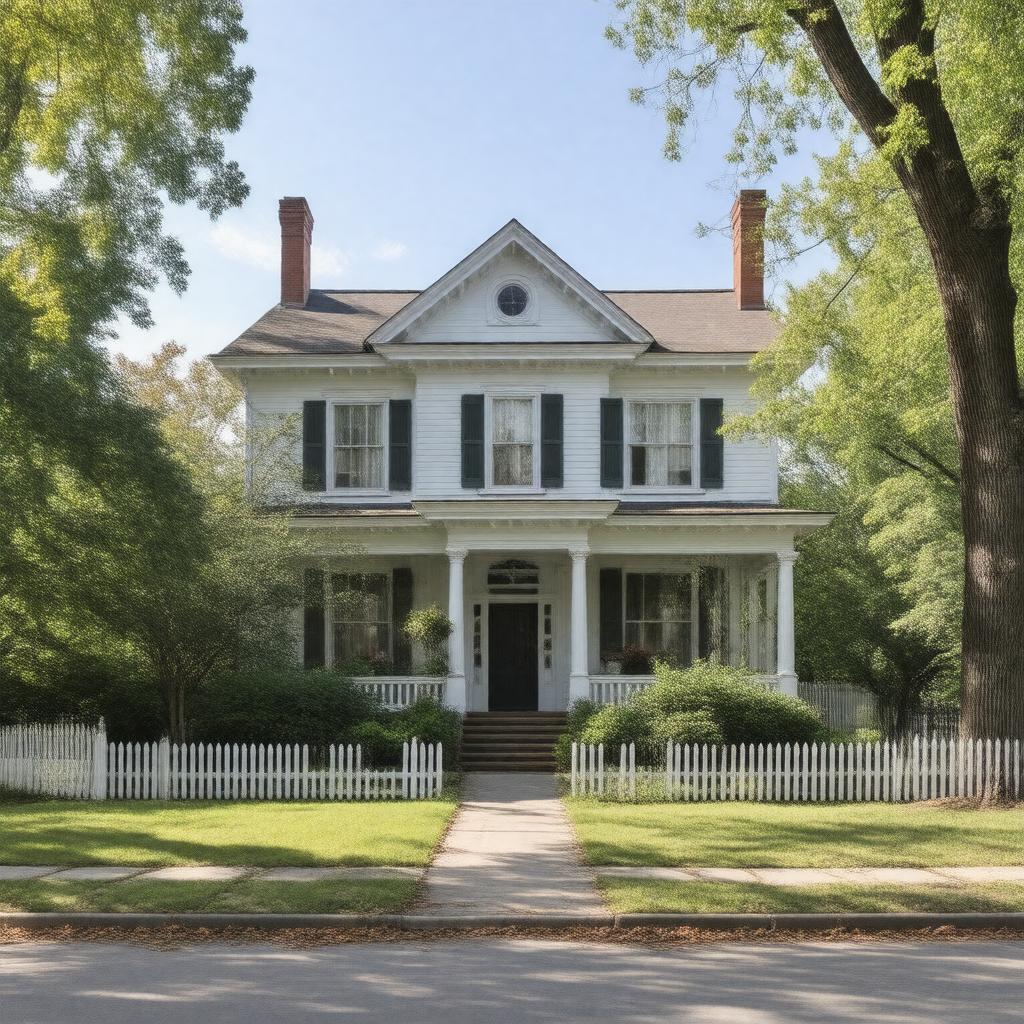 AI-created image of Lincoln Home National Historic Site