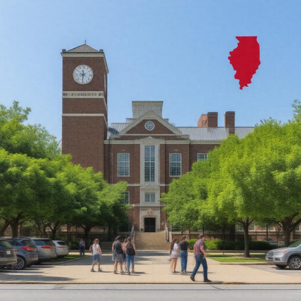 AI-created image of Lincoln Land Community College