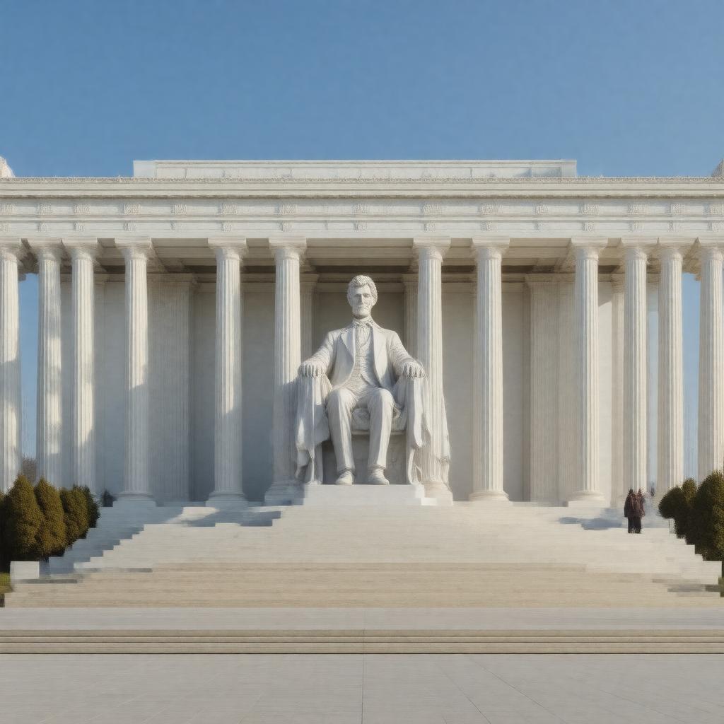AI-created image of Lincoln Memorial