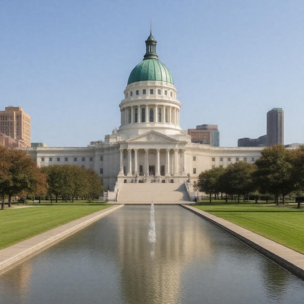 AI-created image of Lincoln, Nebraska, USA