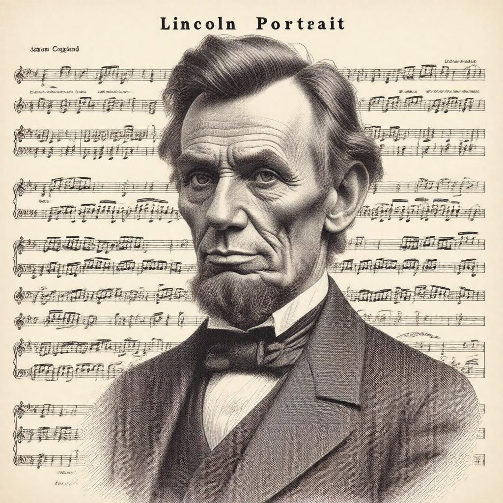 Click to view larger image AI-created image of Lincoln Portrait