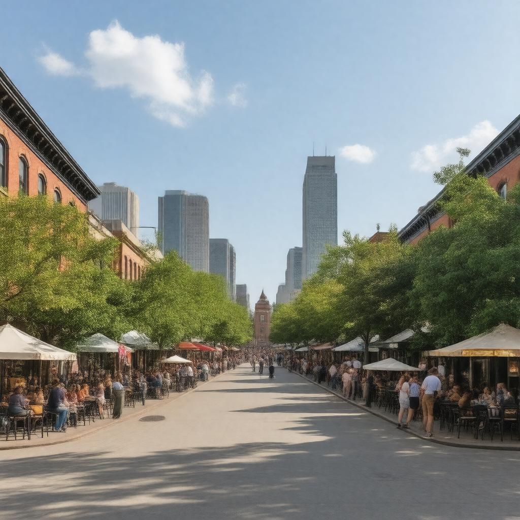 Click to view larger image AI-created image of Lincoln Square