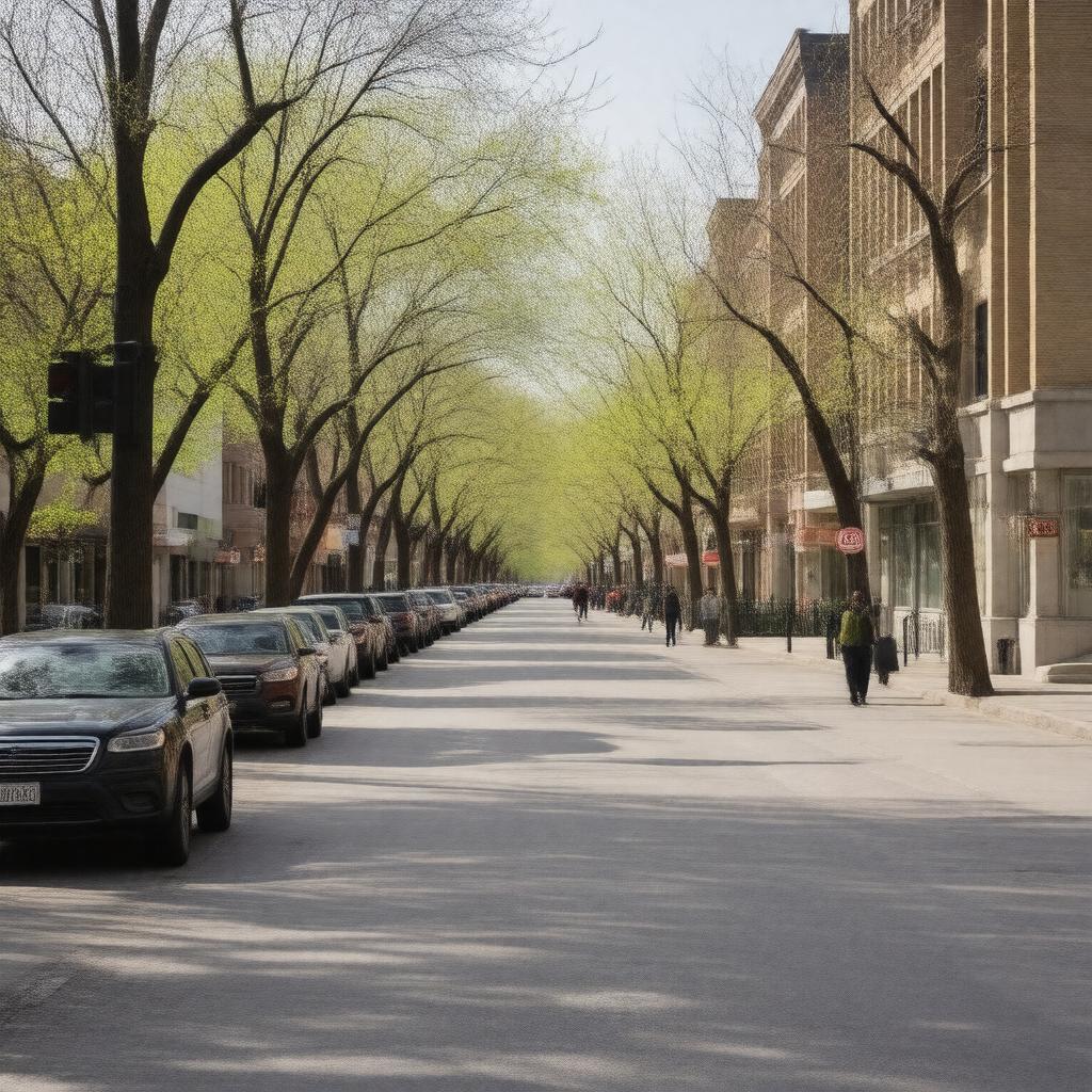 AI-created image of Lincoln Street