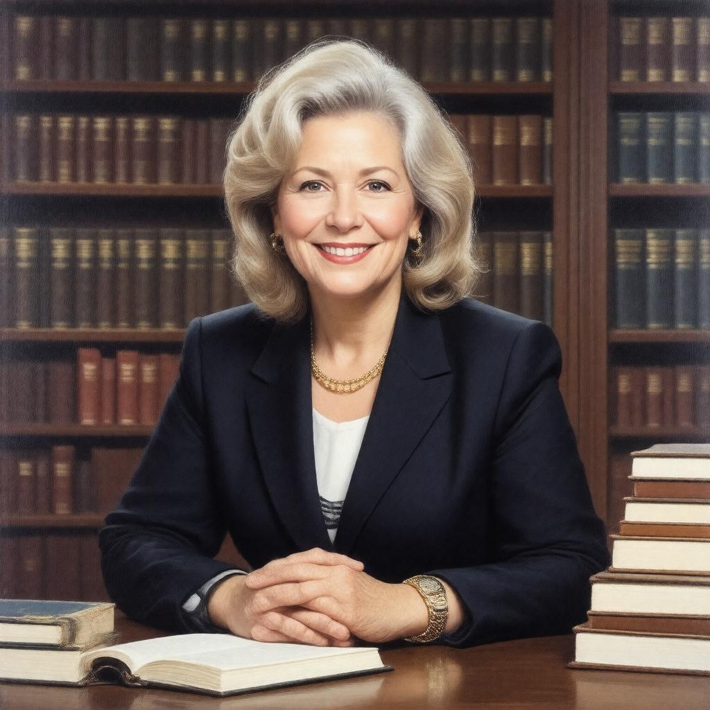 AI-created image of Linda G. Mills