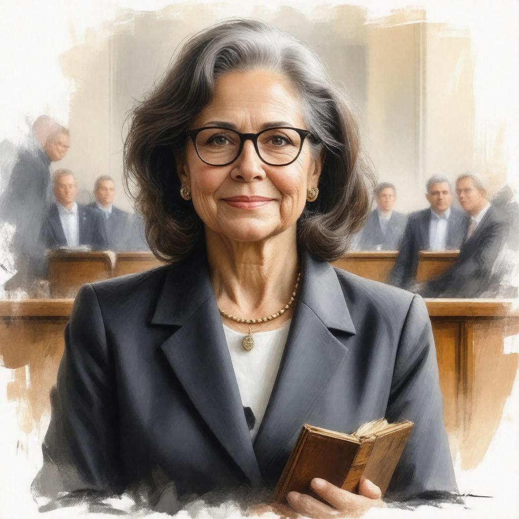 AI-created image of Linda Greenhouse