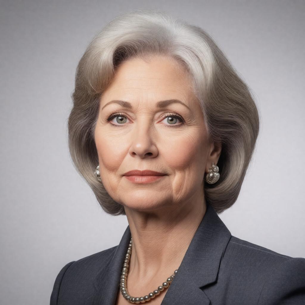 Click to view larger image AI-created image of Linda McKay Stevenson Weicker