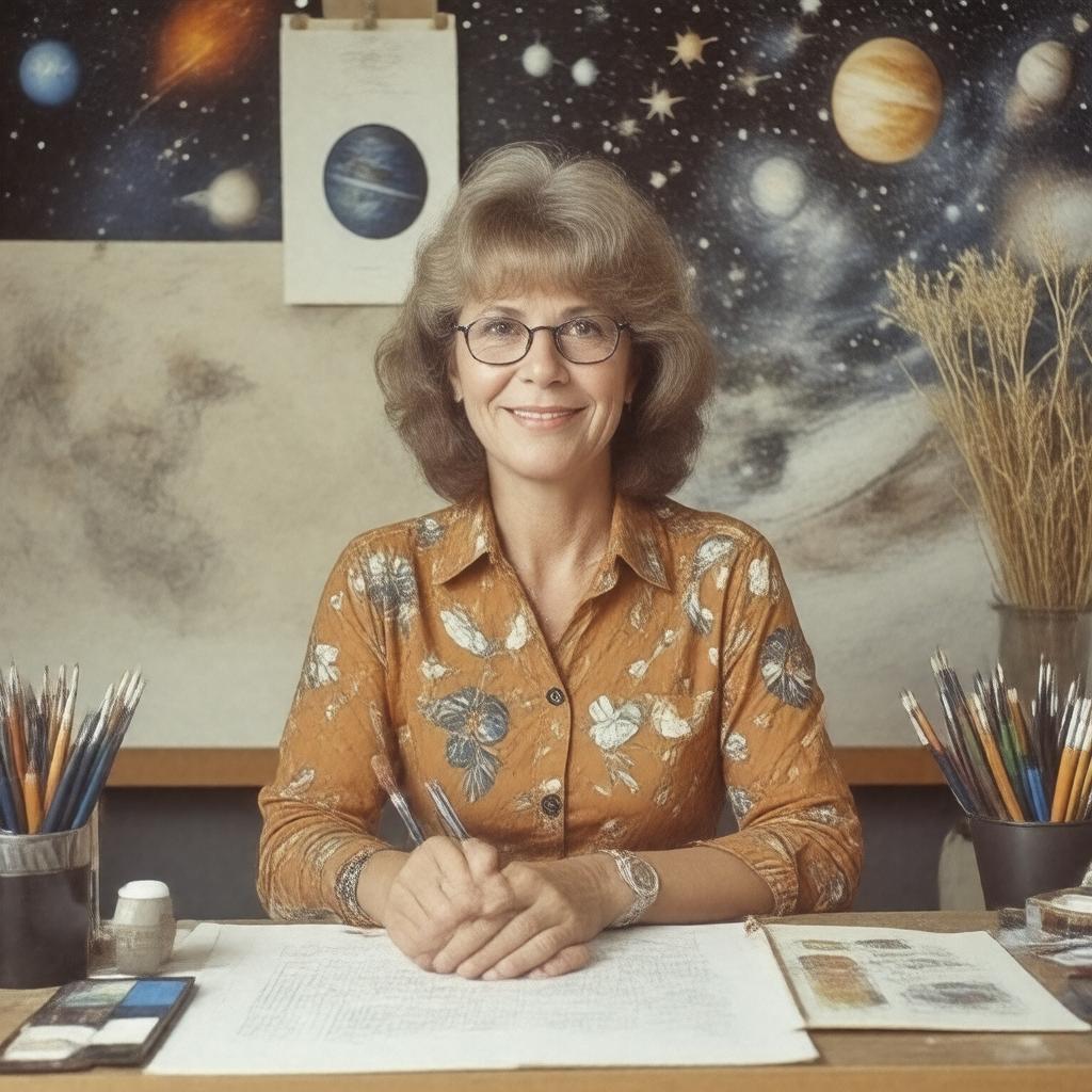 AI-created image of Linda Salzman Sagan