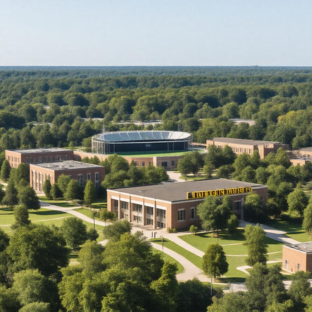 AI-created image of Lindenwood University
