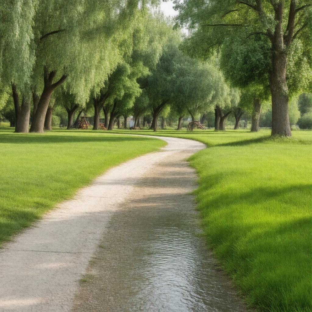 AI-created image of Liney Ditch Park