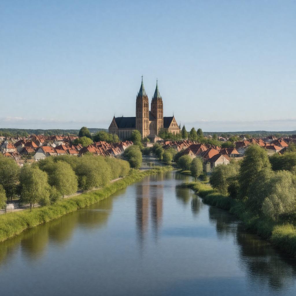 AI-created image of Linköping, Sweden