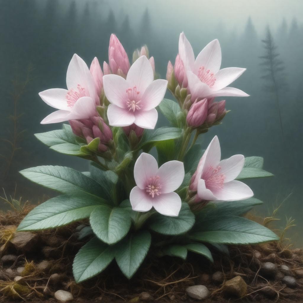 AI-created image of Linnaea borealis