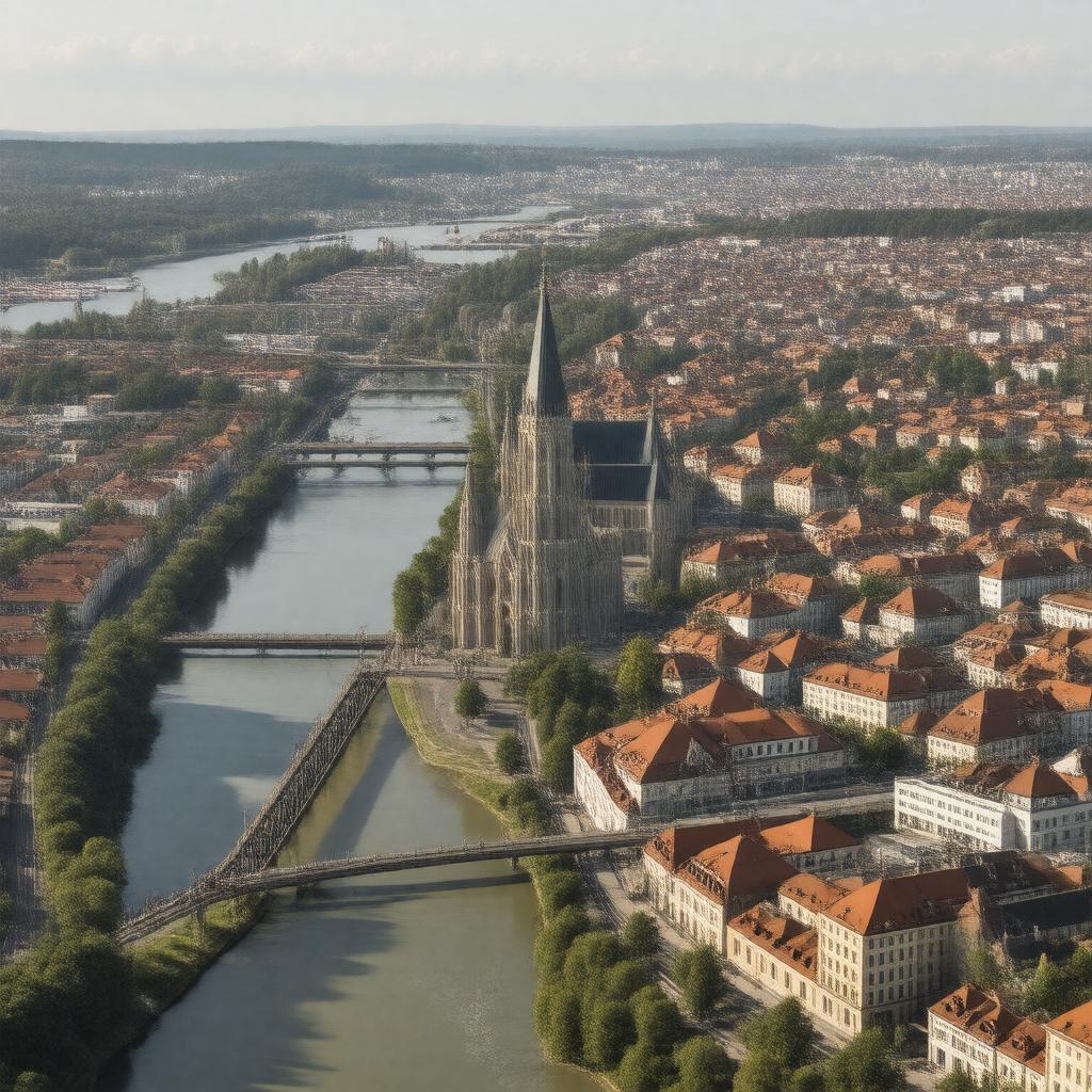 AI-created image of Linz