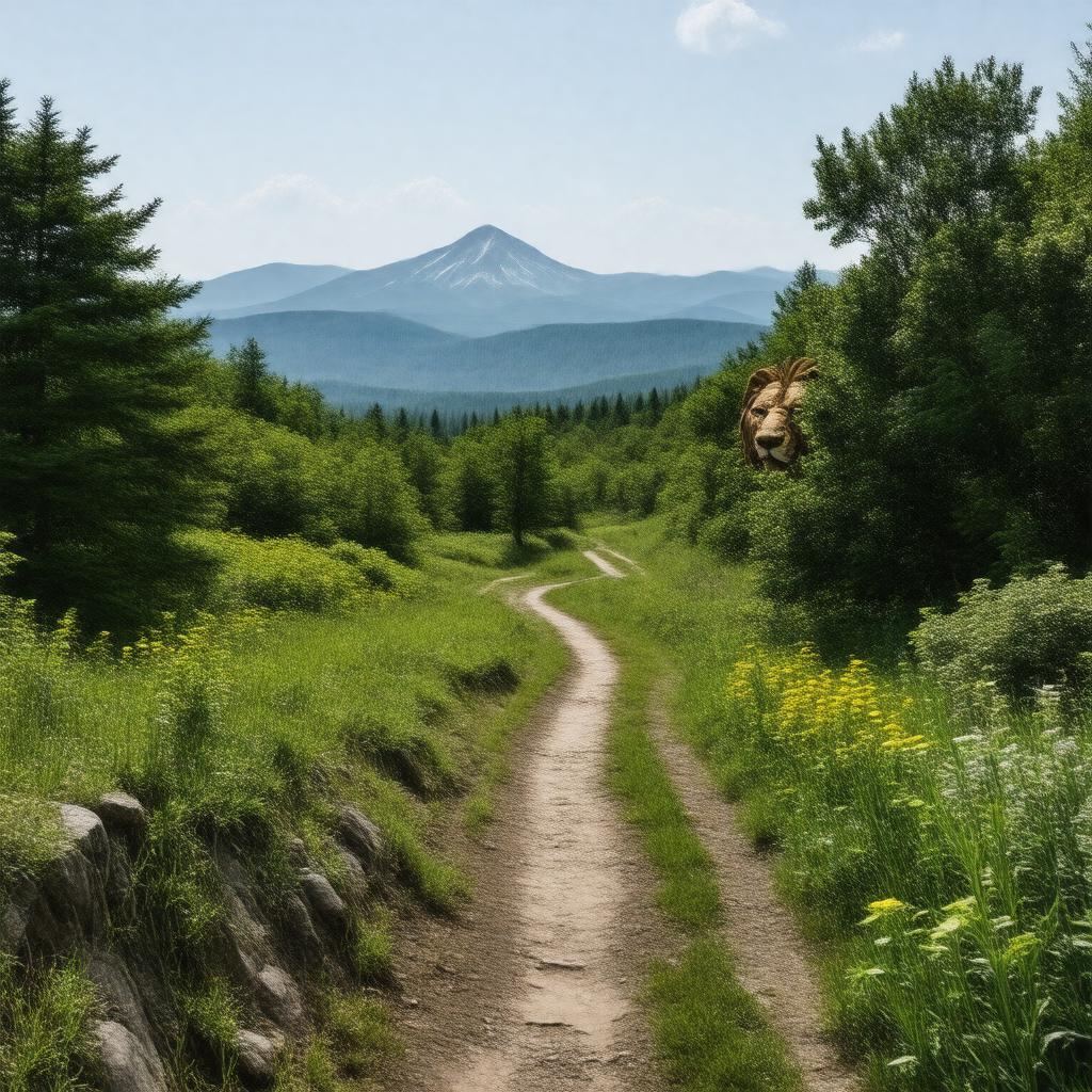 AI-created image of Lion Head Trail