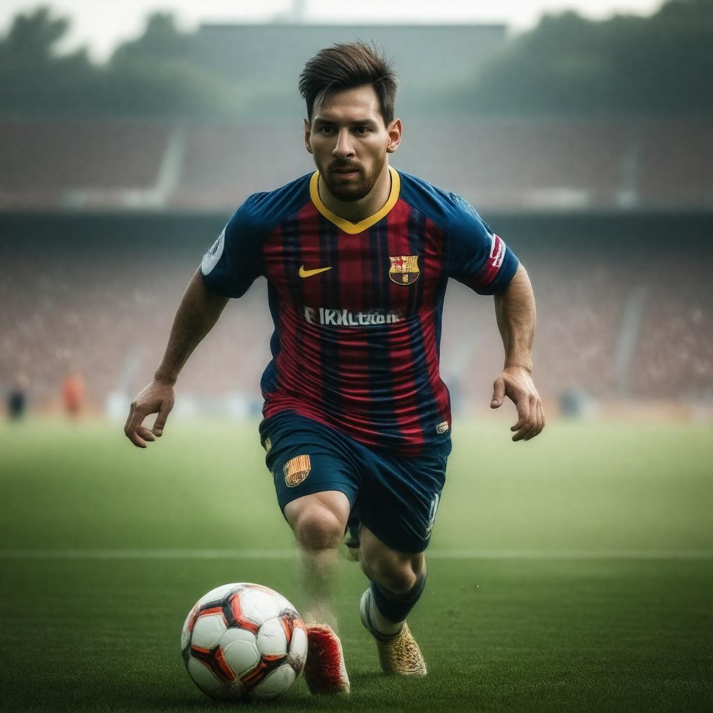 AI-created image of Lionel Messi