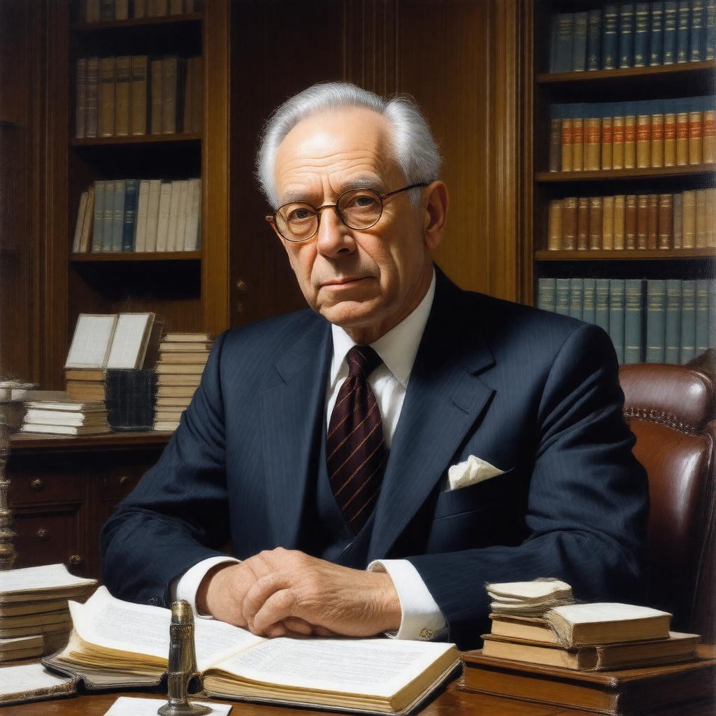 AI-created image of Lionel Trilling