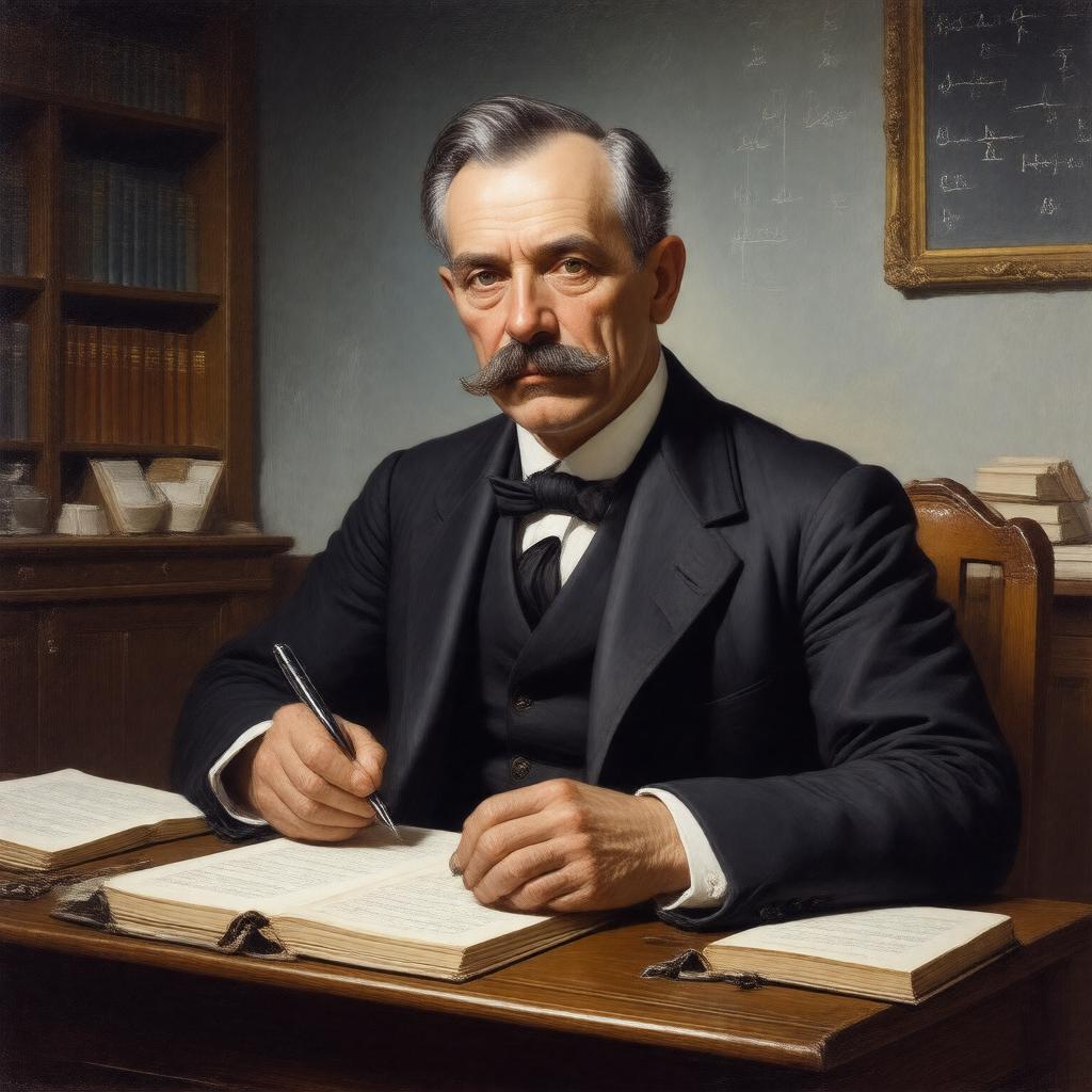 AI-created image of Lipót Fejér