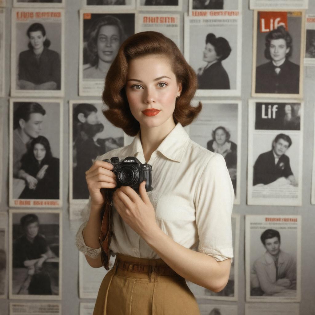 Click to view larger image AI-created image of Lisa Larsen