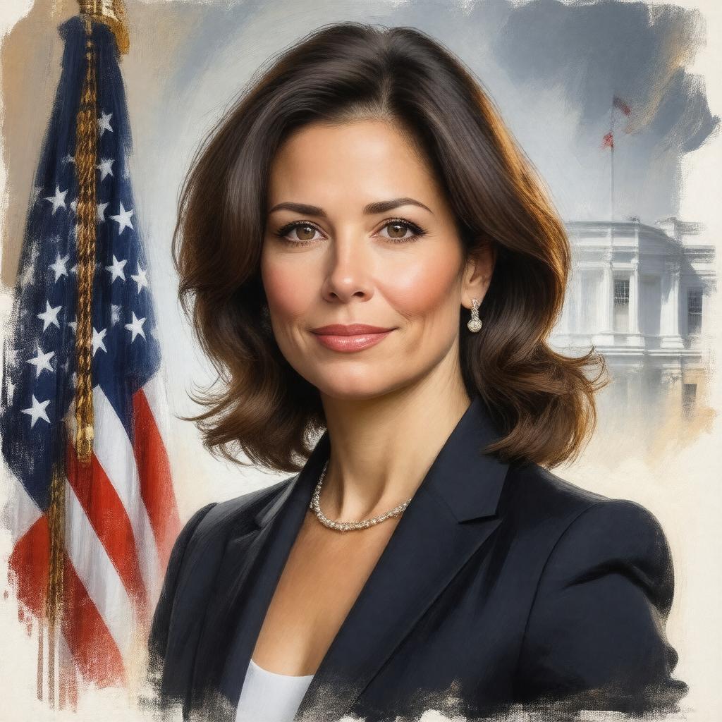 AI-created image of Lisa Monaco