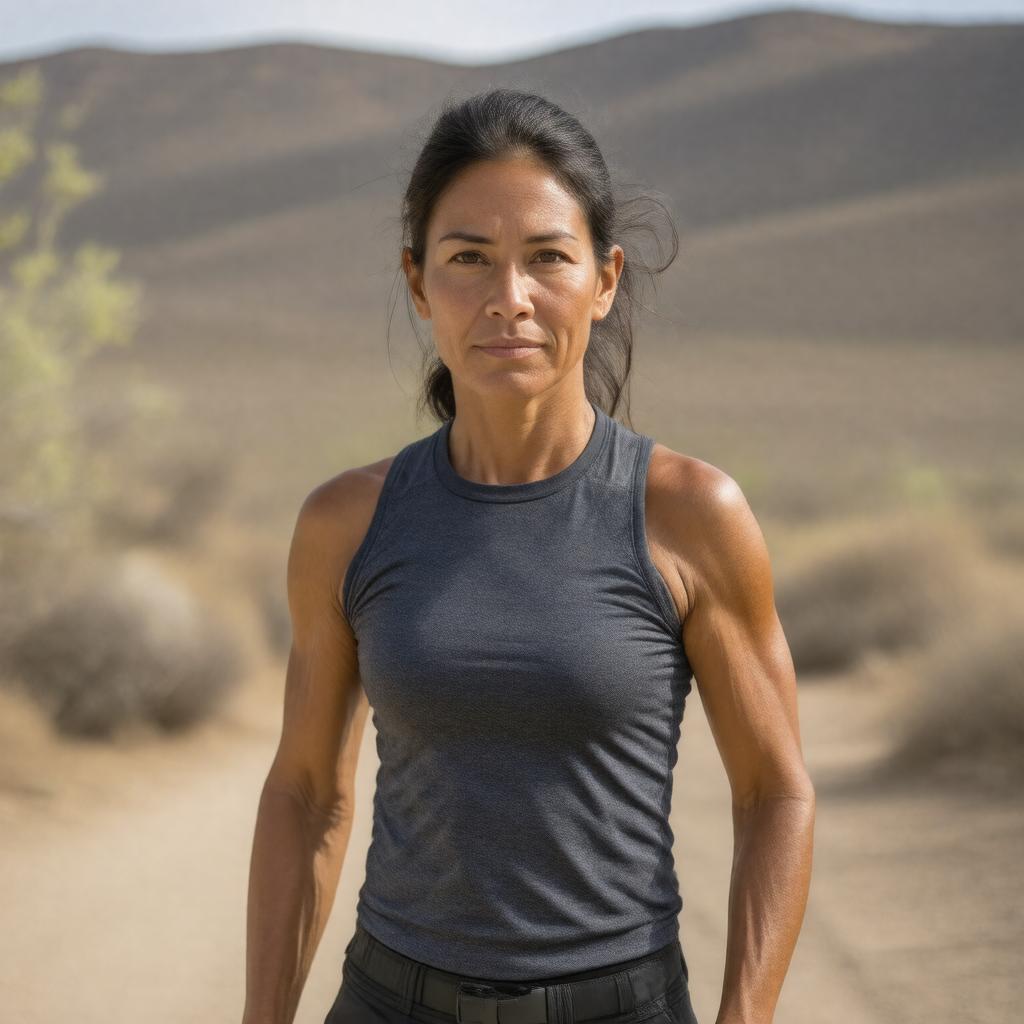 AI-created image of Lisa Tamati