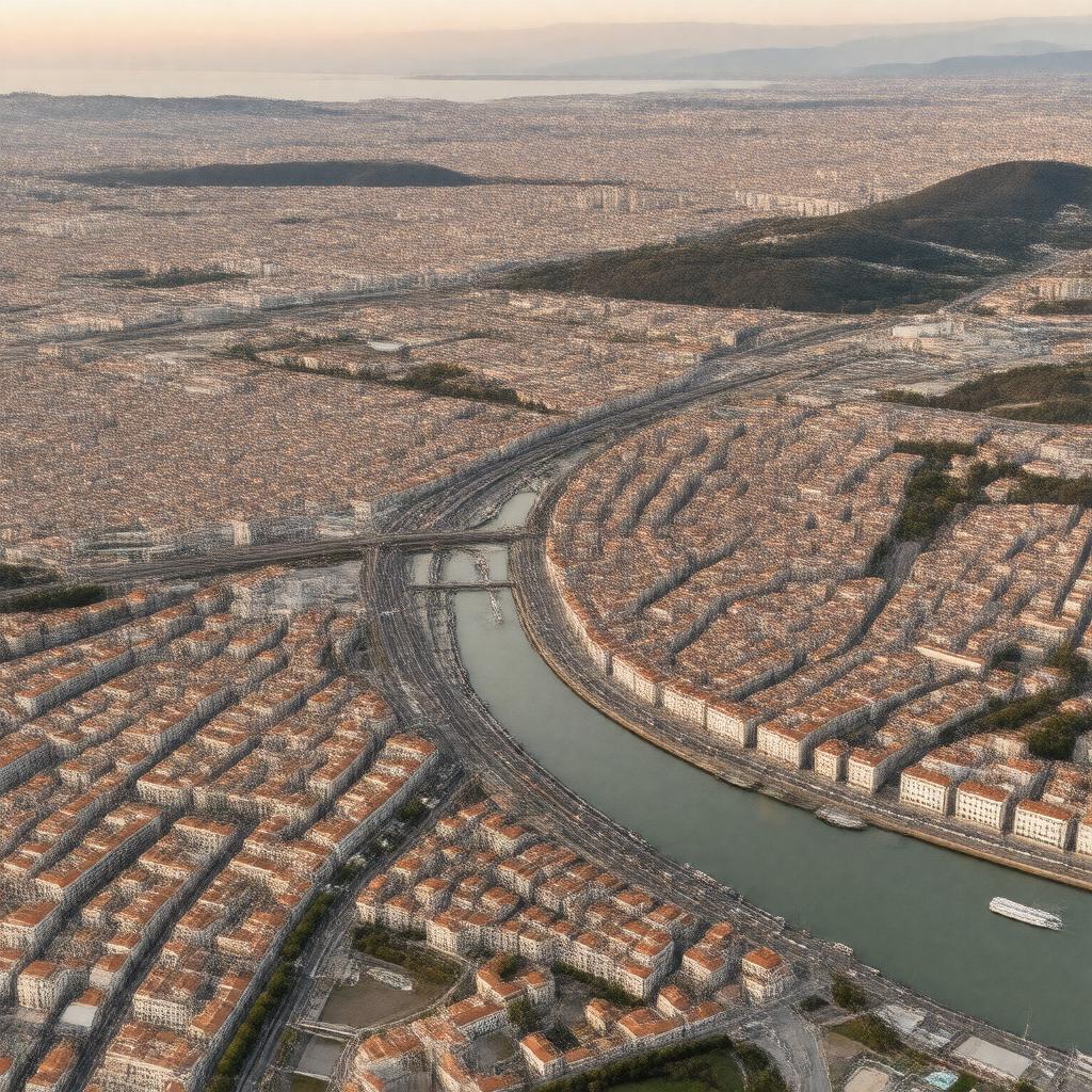 AI-created image of Lisbon Metropolitan Area