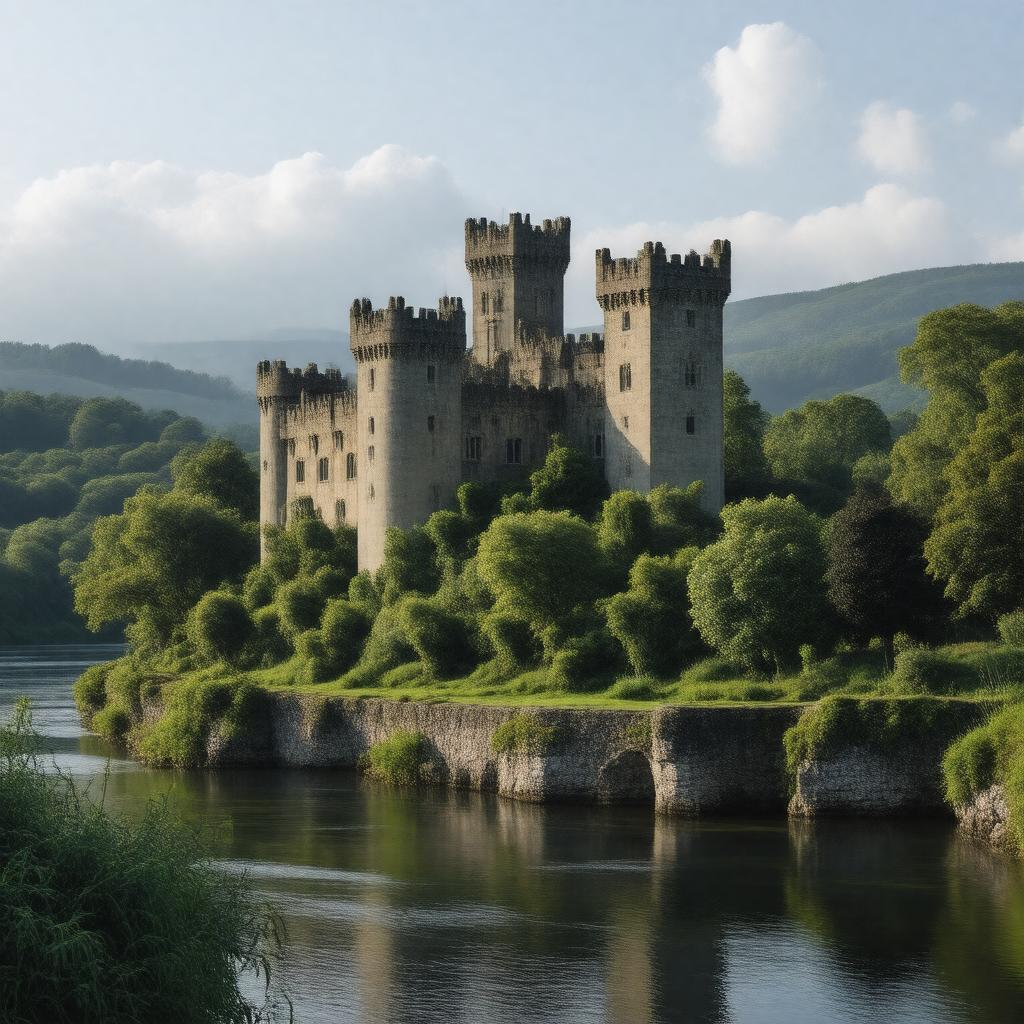 AI-created image of Lismore Castle
