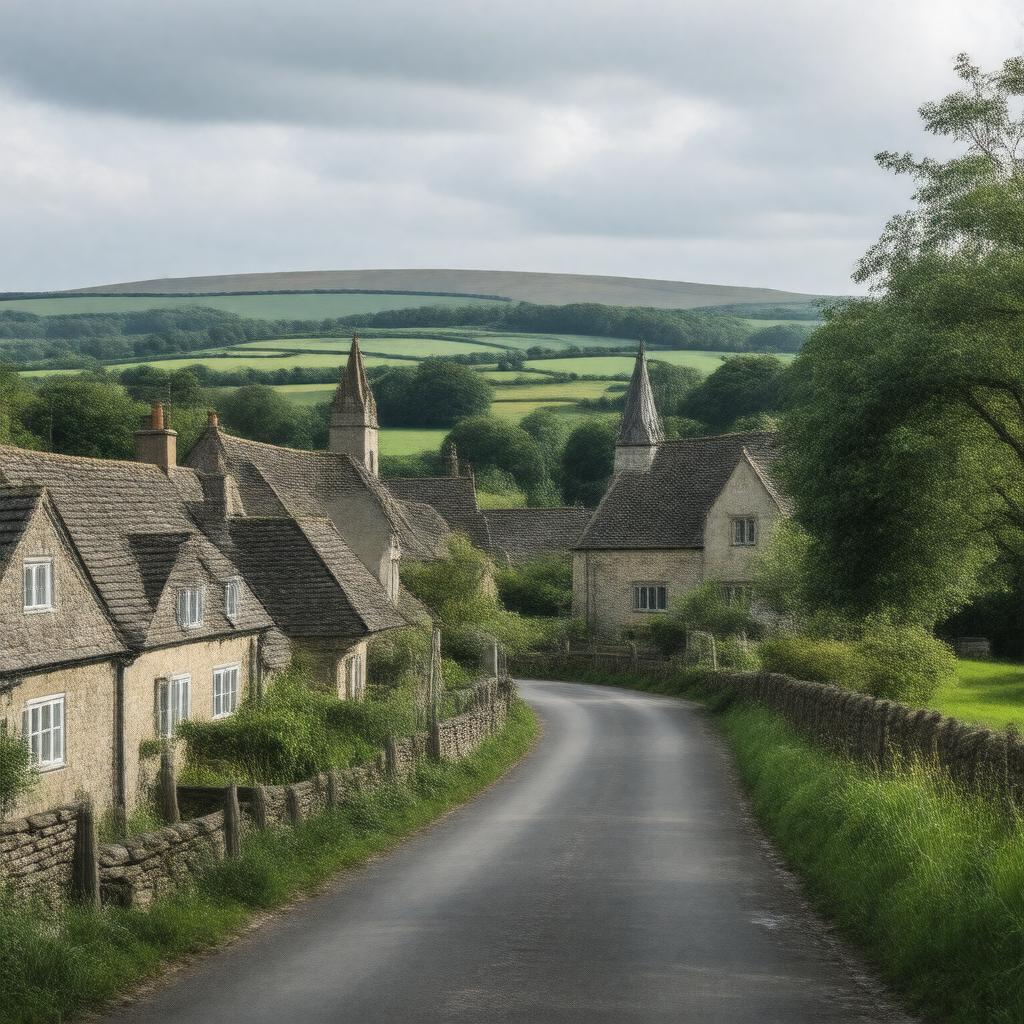 AI-created image of Liss, Hampshire, England