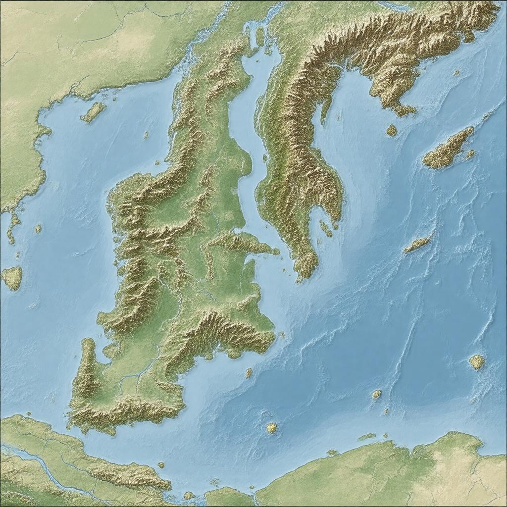 Click to view larger image AI-created image of Lithuanian EEZ