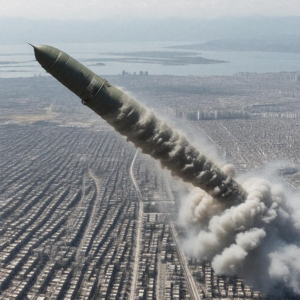 AI-created image of Little Boy bomb