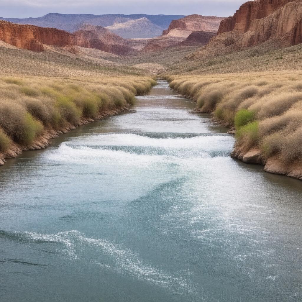 AI-created image of Little Colorado River