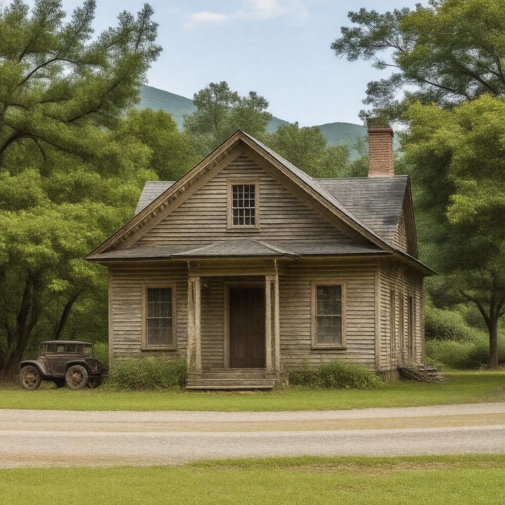 AI-created image of Little Greenbrier School