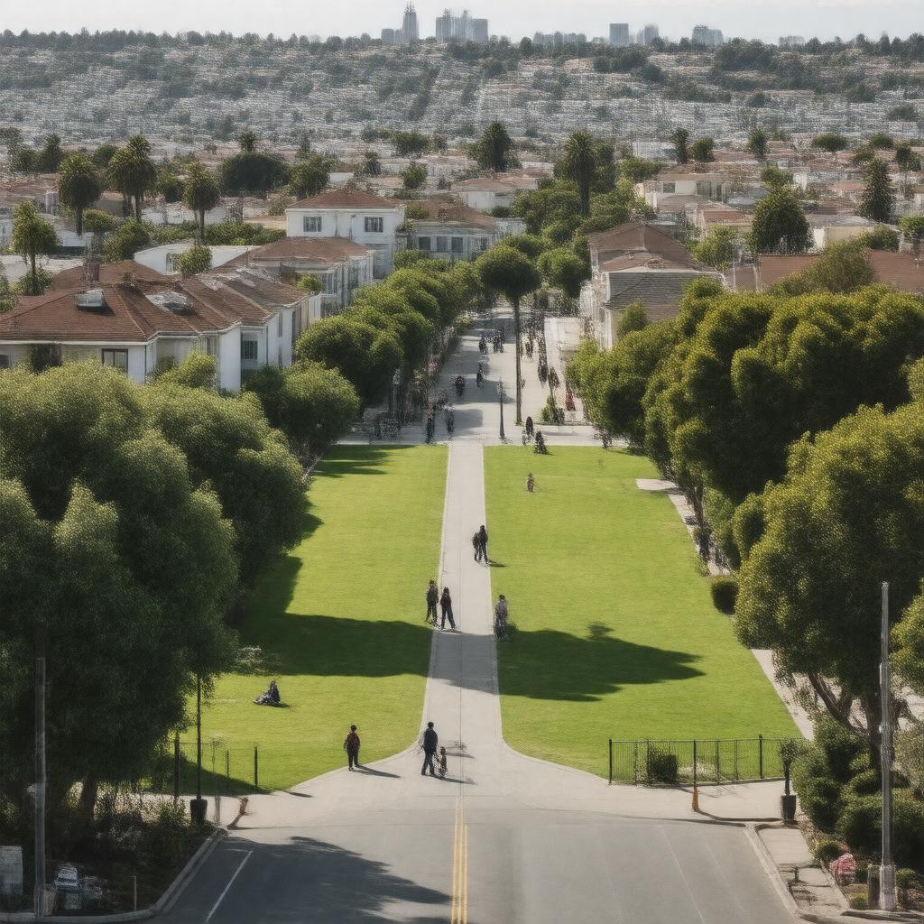 AI-created image of Little Hollywood