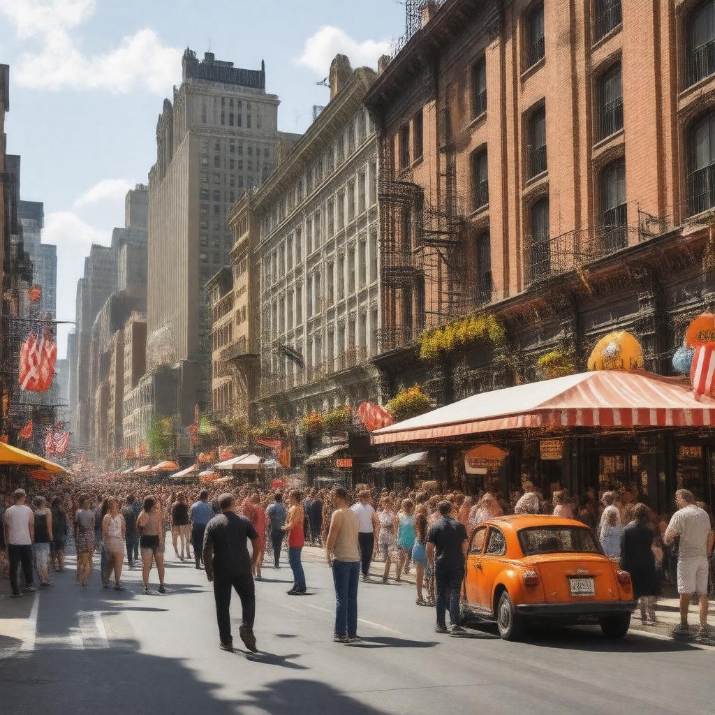 AI-created image of Little Italy