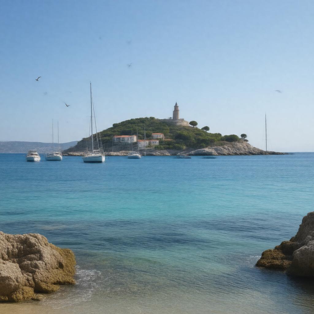 AI-created image of Little Narragansett Bay