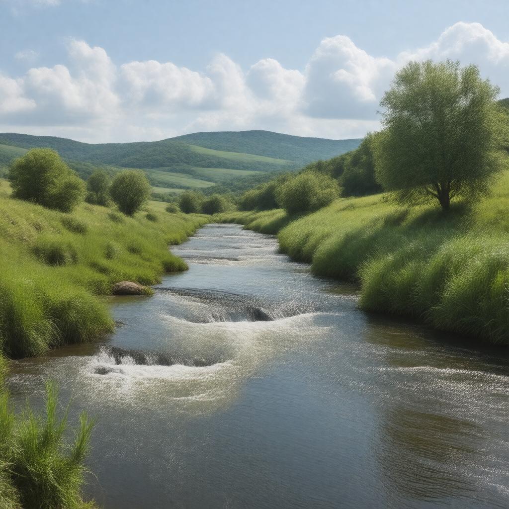 AI-created image of Little Osage River